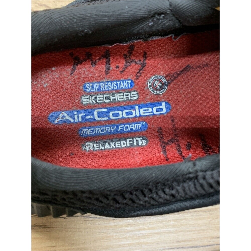 Skechers Work Cessnock Carrboro Shoes Women's Size 7 Black SR Memory Foam  77260 - Picture 11 of 15